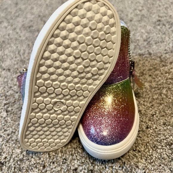 Sparkle in Pink Rainbow Boots. Size 6 toddler. New. - Picture 3 of 4